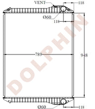 Load image into Gallery viewer, Radiator For Hino Year 2005- Aluminum Plastic / 948 X 789 48 Mm
