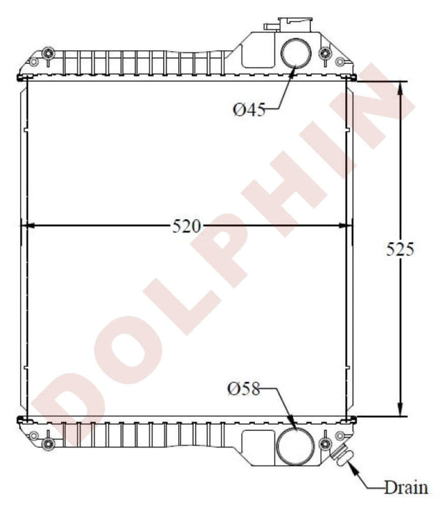 Radiator For Jcb