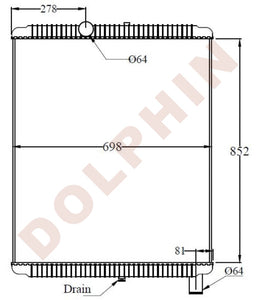 PROSTAR Radiator, Year 1998-2002