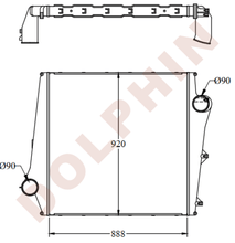 Load image into Gallery viewer, Radiator For Volvo Charge Air Cooler
