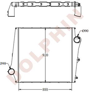 Radiator For Volvo Charge Air Cooler