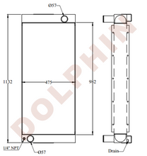 Cargar imagen en el visor de la galería, Radiator - NVX7035 - 982 x 475 x 113 mm Radiator

