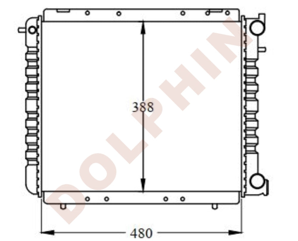 Renault Radiator Year 1988-1995