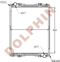 تحميل الصورة إلى عارض المعرض، SCANIA Radiator - 2004 860 x 710 x 40 mm Radiator
