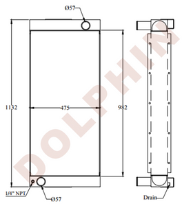 Shuttle Wagon Radiator Radiator