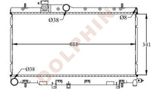 Cargar imagen en el visor de la galería, SUBARU RADIATOR - 2.0 i 16V TURBO 2.5 i 16V TURBO 2.0 WRX STI 2.0 WRX TURBO (2000-2004) 341 x 688 x 26 mm Radiator
