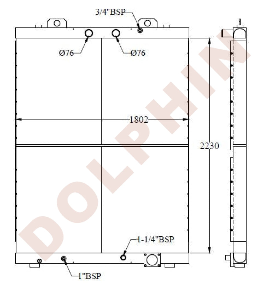 TEREX Radiator, | Dolphin Catalogue