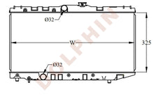 تحميل الصورة إلى عارض المعرض، TOYOTA RADIATOR - 1.6 i 16V 1.3 12V 1.3 i 12V 1.6 16V (1987-1995) 325 x 668 x 16 mm Radiator
