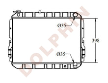 Load image into Gallery viewer, TOYOTA Radiator - 3.0 D 4.1 TD (1995-) 487 x 588 x 32 mm Radiator
