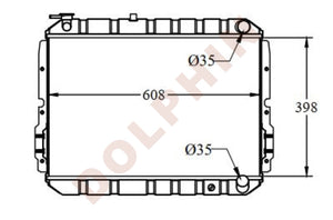 Toyota Radiator Year 1984-1990