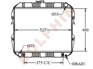 Toyota Radiator 1984-1999