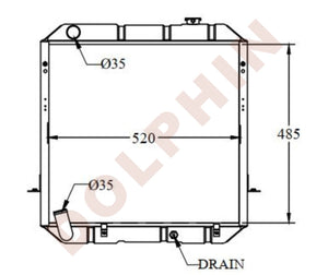 Radiator For Toyota Year 1995-1998