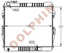 تحميل الصورة إلى عارض المعرض، TOYOTA RADIATOR - 2.4 (1988-1997) 475 x 528 x 45 mm Radiator
