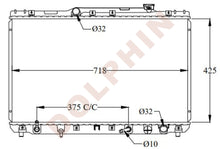 تحميل الصورة إلى عارض المعرض، TOYOTA RADIATOR - 2.2 i 16V (1991-1996) 425 x 718 x 16 mm Radiator
