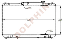 Load image into Gallery viewer, Toyota Radiator Year 2001-1 Aluminum Plastic / 400 X 738 26 Mm
