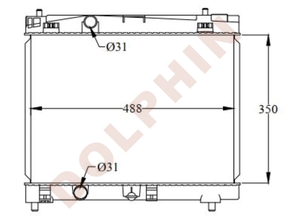 TOYOTA Radiator, 2005-2011 | Dolphin Catalogue