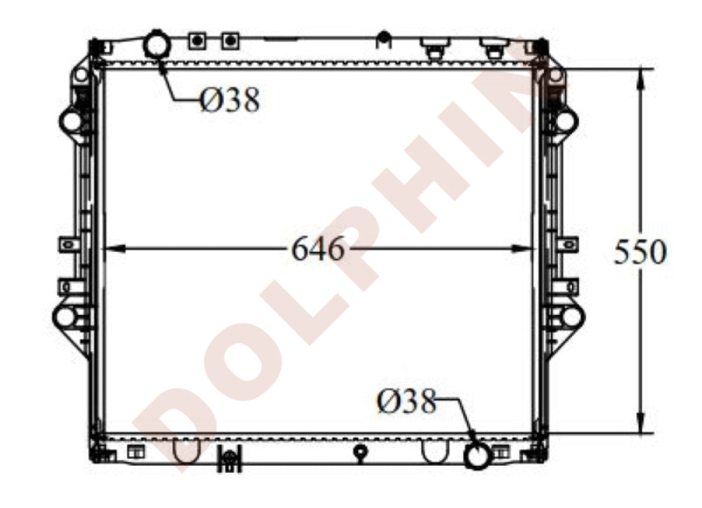 Toyota Radiator 2015-