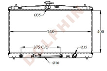 تحميل الصورة إلى عارض المعرض، TOYOTA RADIATOR - 3.5 i V6 2.0 i 16V 2.5 i 16V (2011-) 400 x 765 x 16 mm Radiator
