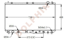 Cargar imagen en el visor de la galería, TOYOTA RADIATOR - 300 3.0 i V6 24V (1996-) 400 x 738 x 16 mm Radiator

