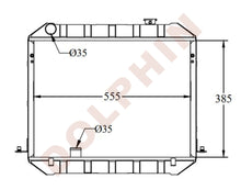 Load image into Gallery viewer, TOYOTA Radiator - FOURTUNER DIESEL HILUX VIGO DIESEL REVO DIESEL (2015-) 550 x 674 x 16 mm Radiator
