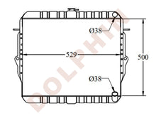 Load image into Gallery viewer, TOYOTA Radiator (2016-) 510 x 648 x 26 mm Radiator
