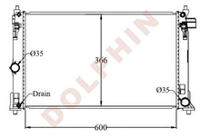 Cargar imagen en el visor de la galería, TOYOTA RADIATOR - LAND CRUISER J60 (1980-1984) 380 x 594 x 60 mm Radiator
