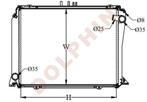 Toyota Radiator Year 1989-1995