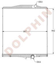 تحميل الصورة إلى عارض المعرض، VOLVO Radiator - CXN600 VHD VN VNL VNM WCA WG WIA WXR Series (1996-2007) 902 x 907 x 54 mm - Radiator
