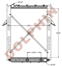 تحميل الصورة إلى عارض المعرض، VOLVO Radiator - CXU612 Vision Pinnacle Volvo VN VNL VNM VNX 1030 x 895 x 48 mm Radiator
