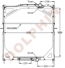 Load image into Gallery viewer, VOLVO Radiator - VHD,VNM,VNL Series,CHN,CXN Vision 900 x 890 x 45 mm Radiator
