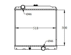 MITSUBISHI Radiator , Year 1993-