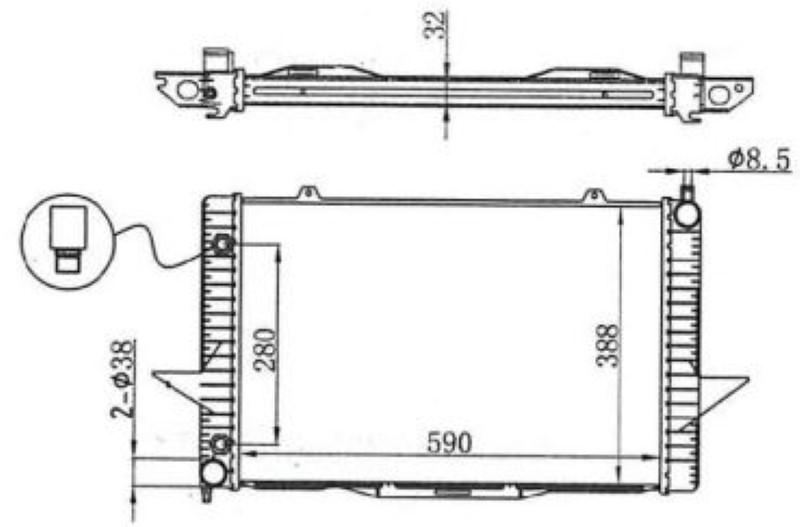 VOLVO Radiator,