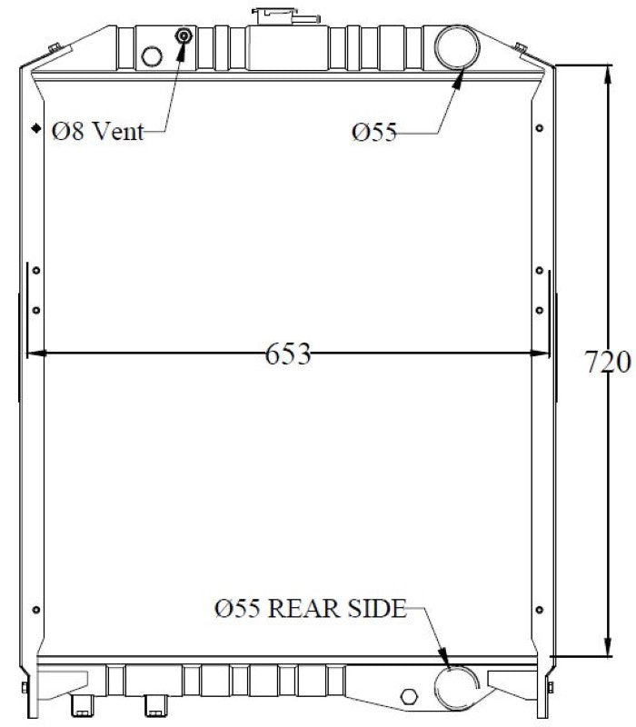 HINO Radiator,