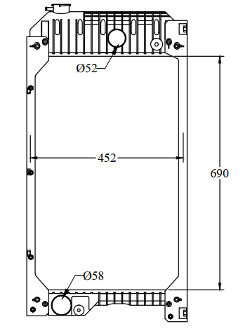 PERKINS Radiator,