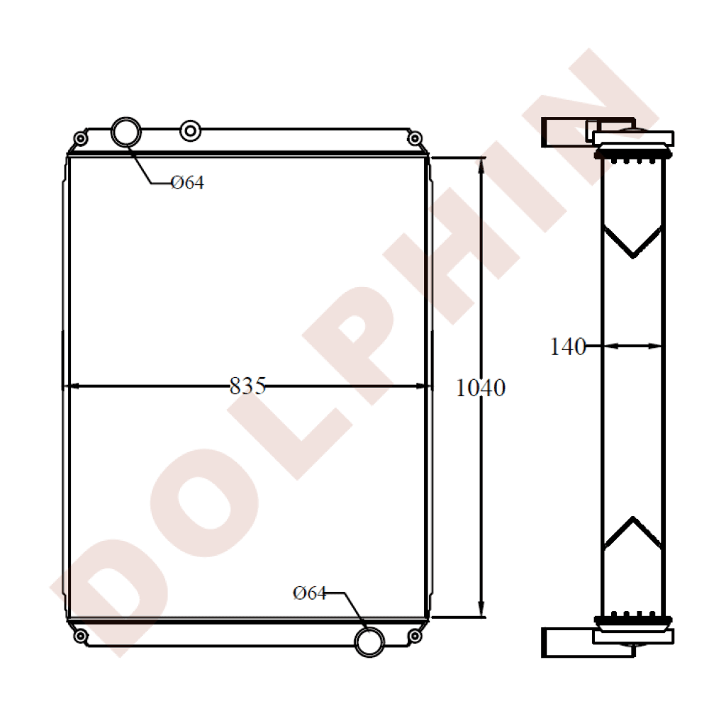 CATERPILLAR Radiator-CAT 980H | Dolphin Catalogue