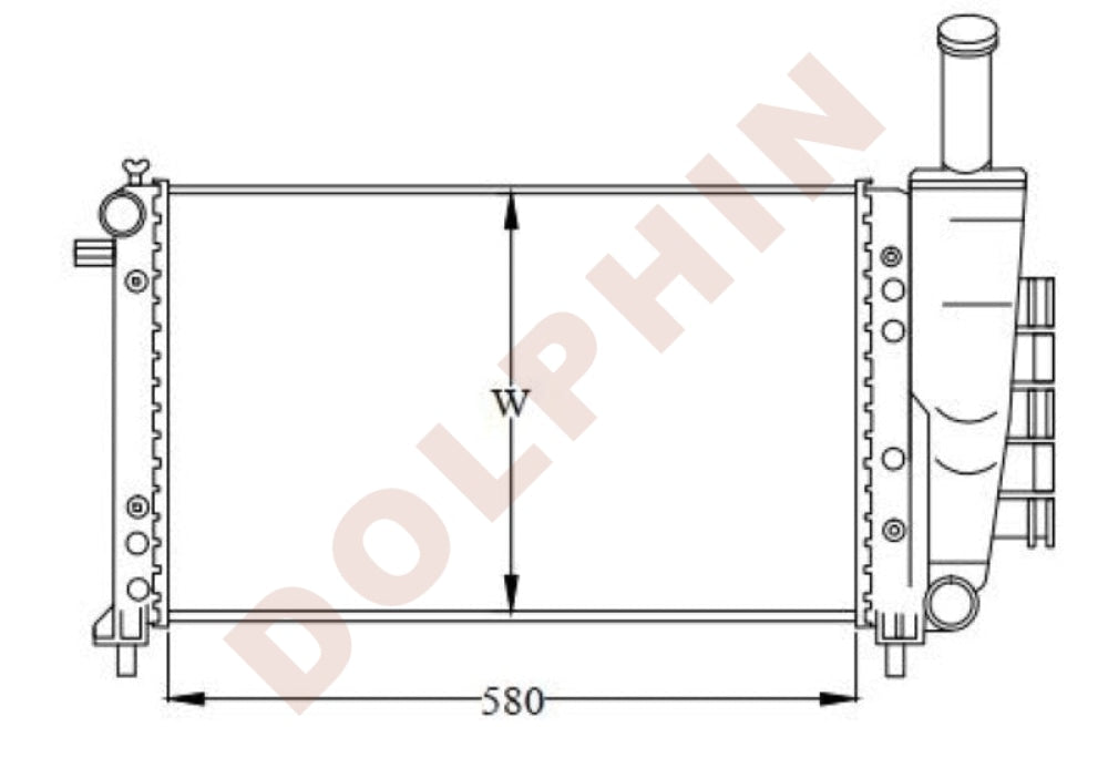 Fiat Radiator 1999-2003