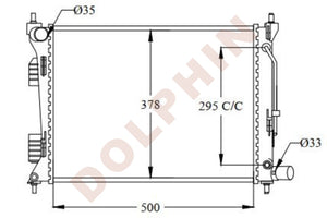 Hyundai Radiator Year 2009-2013