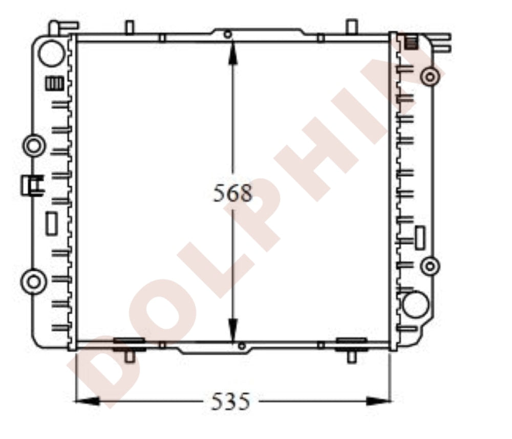 Mercedes Radiator 1990-2007