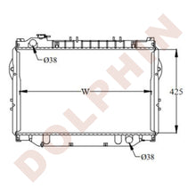 Load image into Gallery viewer, Toyota Radiator (J80 4.2 D) 1990-1996 - 425 X 718 32 Mm
